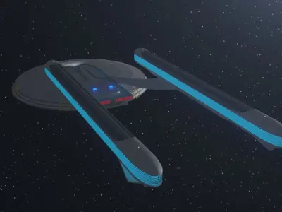 Rothwell Class Light Cruiser Free 3D model