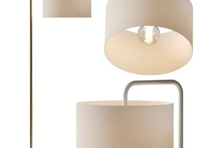 Batesville Arc Floor Lamp - Wade Logan 3D model