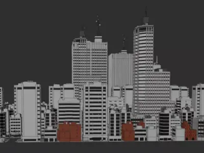 Big City 3D model