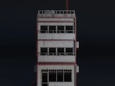 BUILDING URBAN AREA HONGKONG JAPAN CHINA ASIAN 03 Low-poly 3D model