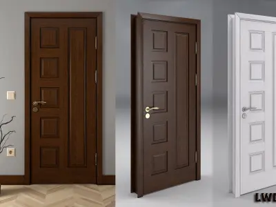 LockWood Polo Door Collection Free 3D model