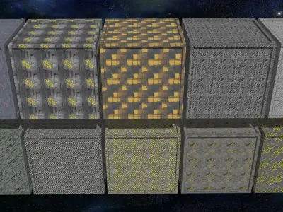 20 Seamless Sci-fi Panels - Painted Texture