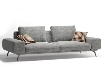 Sofa Rene Low-poly 3D model