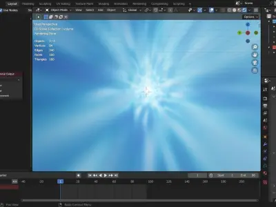 light speed animation Free 3D model