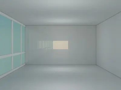 Sci Fi Tunnel Low-poly 3D model 6