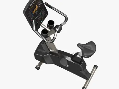 Life Fitness Integrity Series Upright Lifecycle 3D model