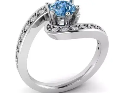 Tension engagement ring 3D print model