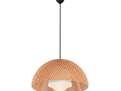 2 SINNERLIG Woven pendant lamp by PBR Materials Low-poly 3D model