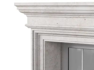 Architectural Classic Window 3D Model 4 3D model
