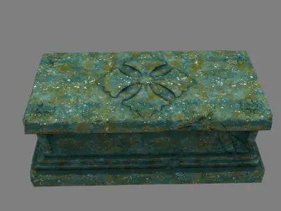 base statue 26 Low-poly 3D model