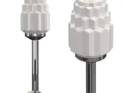 Art Deco English Table Lamp circa 1930s 3D model