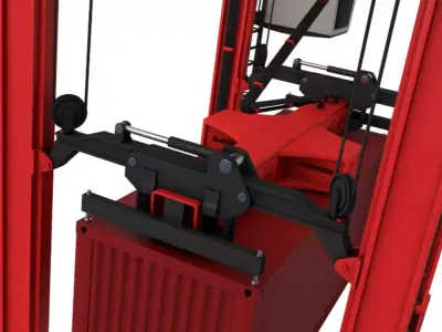 Kalmar Straddle Carrier 3D model