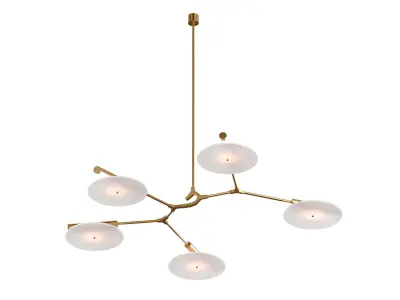 5-Light Branching Disc By Lindsey Adelman 3D model