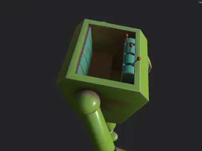 Future Boy Conan - Robot  Low-poly 3D model