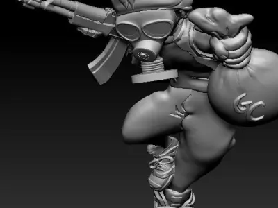 GAS Man  3D print model