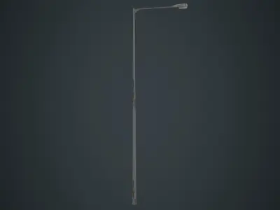 Street Light 7B Low-poly 3D model