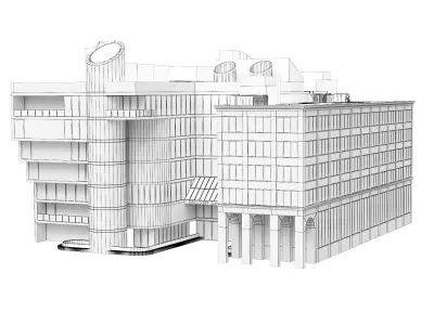 Building 536 Mission steet San Francisco CA 3D model