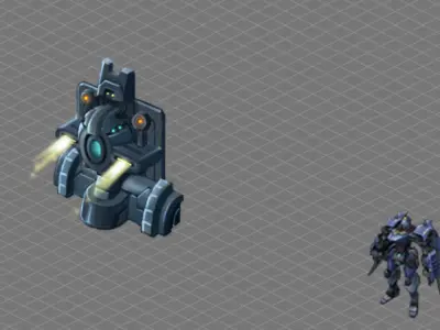 Wall Fortress - Normal Type 02 3D model