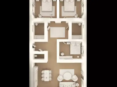 Floor Plan home 3D model