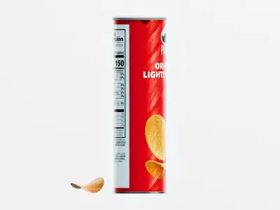Pringles orginal lightly salted Low-poly 3D model