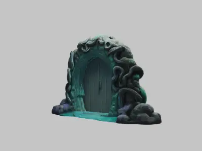 Mystical Stone Portal 3D Model 3D model
