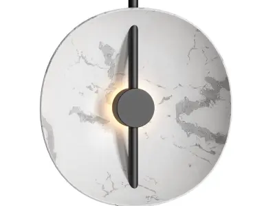 Double Moon Floor Lamp by Radilum 3D model