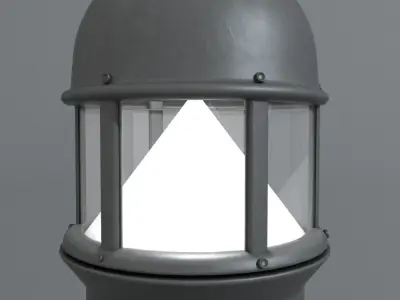 Pole light verda 3D model