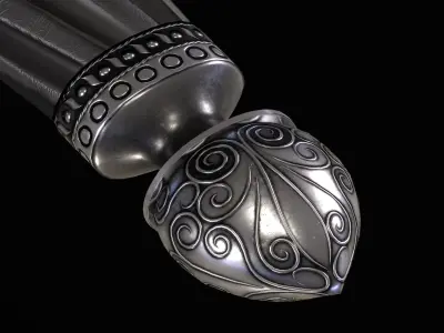 Medieval Dagger - GameReady Model - Unity Low-poly 3D model