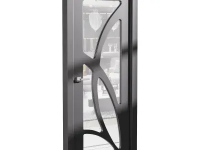 Modern entrance door 71 3D model