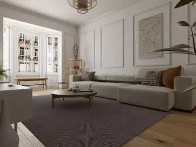 Nice Little Living Room No1 3D model