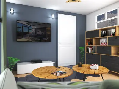 Preview Living Room 3D model