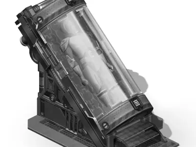 Spaceship - Indoor - Object 12 3D model