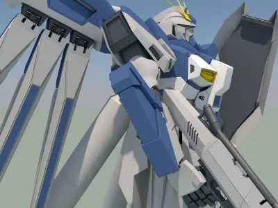 gundam rx 93 Hi Nu ver ka 3D model