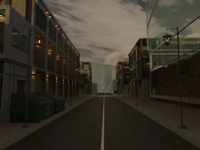 Antarctic City 3D model