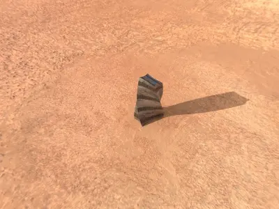 Post Apocalyptic building 3D model