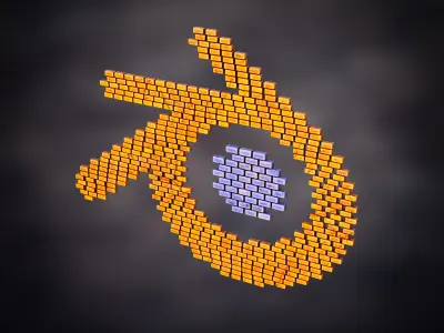 Brickify Blender Geometry Node by 3DT 3D model