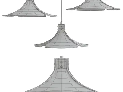 Izzy B chandeleir 3d model Low-poly 3D model