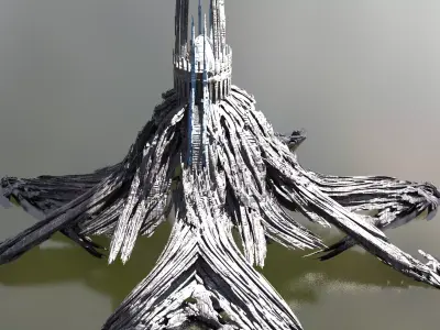 Island of Atlas Grand Tower 2  3D model