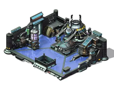 Crystal Palace - Academy of Sciences Indoor 3D model