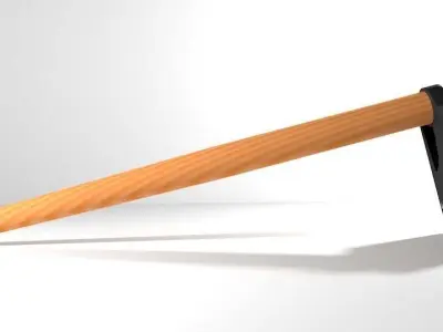 Farm Tool - Hoe 3D model