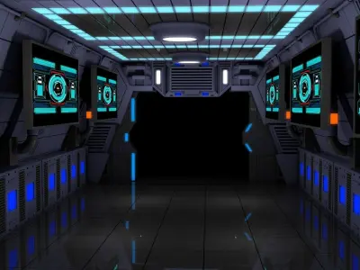 Sci Fi Interior  3D model