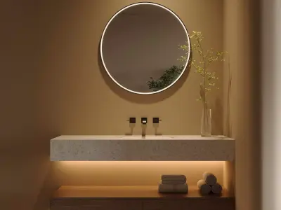 Bedroom interior scenes 3D model