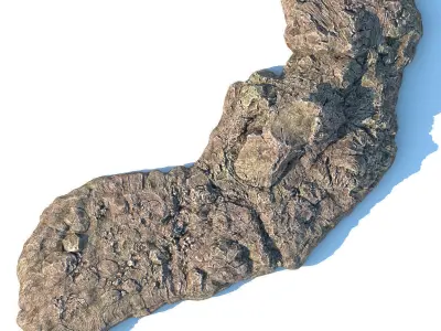 Rock V-ray Realistic 3D model