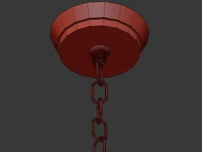 Monroe Collection 5 Light Satin Gold Chandelier 3D model