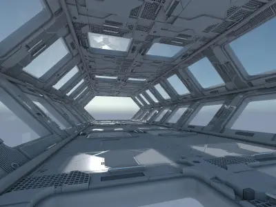 Sci-Fi Interior 102 3D model