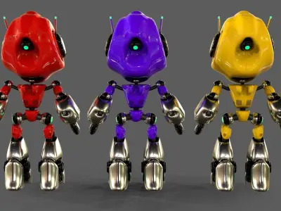 Alien Robot 3D model