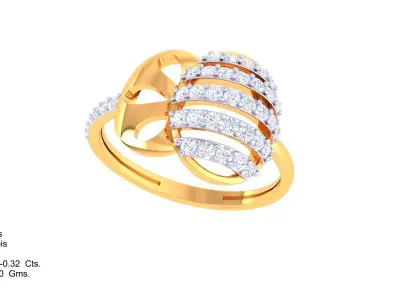  Women Ring MTL 3dm STL OBJ FBX Details 3D print model 85