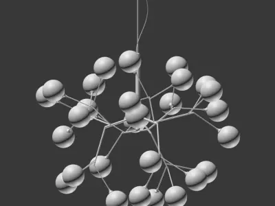 Postmodern Nordic Pendant Light 3D model