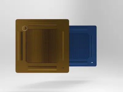 AC indoor office 3D model