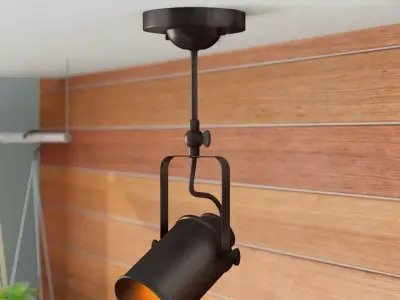 Pompa Light Fixed Track Lighting Track Kit 3D model